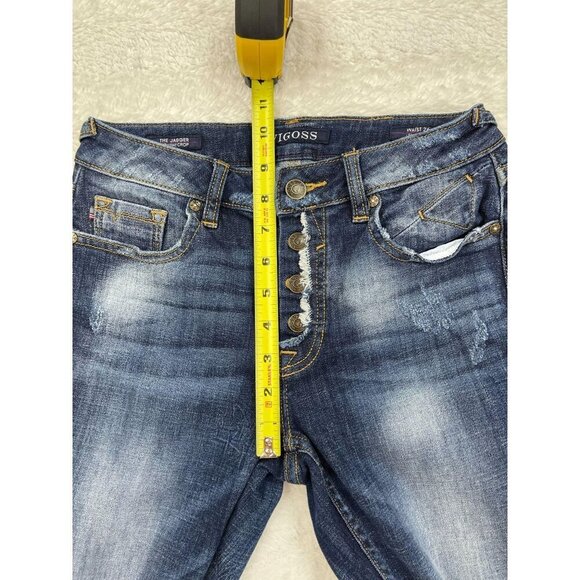 Vigoss Jagger Straight Crop Jeans 26x26 High Rise Button Fly - Picture 7 of 8